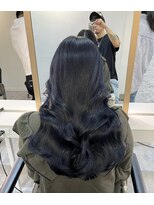 ブレンド 渋谷(BLend)&nbsp;縮毛矯正.レイヤーカット.ブルーブラック.髪質改善