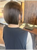 10代20代30代切りっぱなしボブ