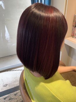 【Level99導入】カラーを繰り返していてパサつく髪にもおすすめ！髪質改善カラーで理想の色味とツヤ感を◎