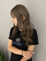 グロウバイニューヨークニューヨーク(Grow by NYNY)&nbsp;【坂本】ミルクティーグレージュ×ケアブリーチ×セミロング