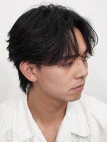 レイズ ルーツ 名古屋 名駅店(RAYS ROOTS) フェザーパーマフェザーショートニュアンス毛流れヘア名古屋