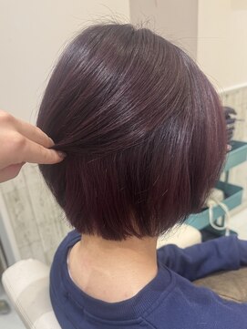 エスト 幕張本郷(est.) 黒髪/ボブルフ/ネビージュ/小顔/ワンレン/幕張/髪質改善/前髪