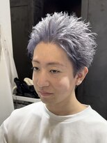 トンネルヘアー(Tunnel hair)&nbsp;スパイキーショート×ハイトーンカラー