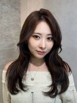 ミニウルフレイヤーカット顔周りカット前髪カット韓国ロング銀座