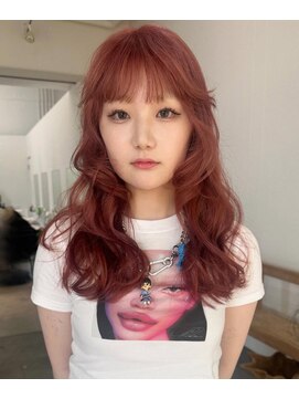 パークレター(Park.LETTER) 少しオレンジの入ったこだわりピンク