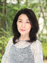 ヘアカラー専門店フフ 東十条店(fufu) 【fufu】大人の黒髪×好印象ミディアム