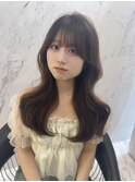 ショコラカラー×くびれヘア