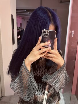 ダズリングディア(Dazzling Deer) ネイビーブルー/暗めカラー/ロング