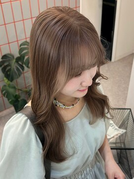 ペレ 渋谷(PELE) ミディアムヘア/暗めカラー/グランマッシュ/渋谷