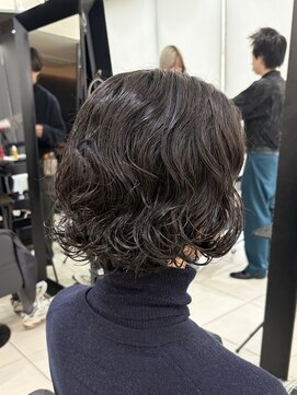 アクアオモテサンドウ(ACQUA omotesando) *ゆるふわパーマボブパーマヘア!くしゃっとボブレイヤーパーマ