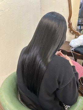 絹髪×超高濃度水素カラー　担当:ばば