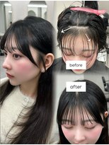 リッカ(LICCA)&nbsp;〔LICCA AMANE〕前髪の割れ目を防ぐクロスパーマ