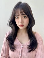 バイオレットジェム(Violet`jem) レイヤーカットショコラブラウンハッシュカット透明感