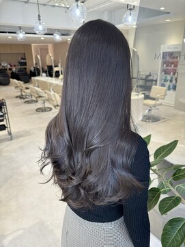 ミズチャーム(Ms.CHARM) グレージュ/韓国ヘア/レイヤー/ブリーチなし