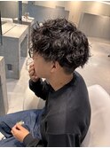 無造作ツイストスパイラルパーマ