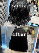 アピッシュ ギンザ(apish ginza)&nbsp;浅子小百合/かかりすぎたパーマを落とすことができます◎