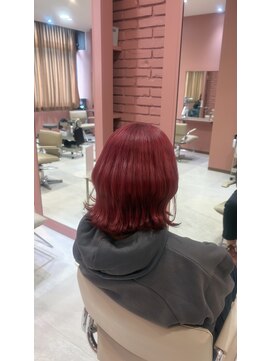 ニナ 梅田(nina) ブリーチあり暖色カラー