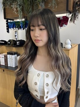 チオ(Chio) 【シールエクステ】地毛を傷めないバレイヤージュ風
