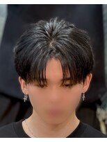 バース バイ ハピネス(BIRTH by happiness) フェザーパーマニュアンスパーマ曲がる縮毛矯正センターパート