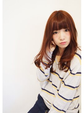 イツキ ヘアーデザイン(ITSUKI hair design) 赤過ぎないピンクレッドがかわいいツヤ髪ロング【ITSUKI】