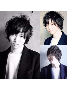 フレイムスヘアーアンドリラックス 西川口店 メンズ ミディアムレイヤー 黒髪