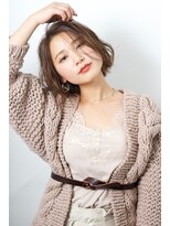 ネオリーブ ジューク 日吉店(Neolive JuQ)&nbsp;【Neolive 日吉】シースルーバング巻き髪風ボブパーマ