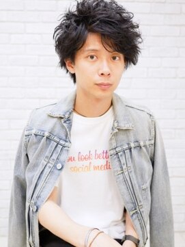 クアトロ グランシュ 川崎店(QUATRO × GranCieux) メンズニュアンスパーマで毛先を遊ぶ【QUATRO】