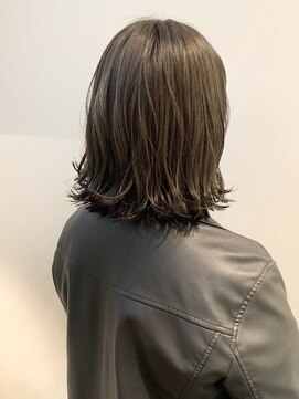 ラパンセヴェール(LA PENSEE VERT) 【LA PENSEE】極細ハイライトのオリーブカラー