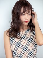 オーストヘアー リュウール(Aust hair Lueur) 重すぎない、ココアブラウンの無造作ウェーブstyle