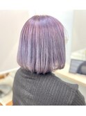 パープルヘアカラー