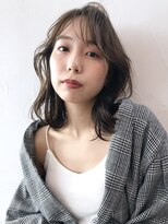 アイティーバイアルバム 松戸店(IT by ALBUM) ニュアンス巻き_カーキグレージュマッシュショート_48100