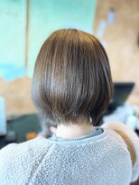 アークスヘアー&nbsp;大人可愛い小顔ハンサムショートアッシュベージュ