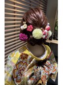 成人式着付け