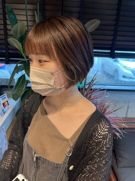 ナンバー 秋田店(N°) 顔周りレイヤー/韓国/イルミナカラー/ペールベージュ/前髪あり