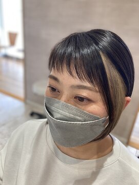 アーサス ヘアー デザイン 袖ケ浦店(Ursus hair Design by HEADLIGHT) インナーカラー/ボブ