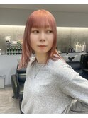 ダブルカラーイルミナカラーベージュカラーハイライトブリーチ