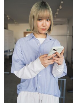 ケシキ 佐賀(keshiki) ハイトーンデザインカラーボブ