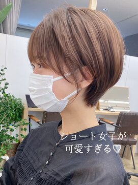 サンドシーン(sand scene) ＠thisiskaito表参道原宿/ショートヘア/ショートボブ/グレージュ