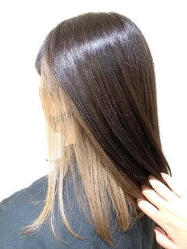 アズール 草加(azule) ベージュ　インナーカラー　ケアブリーチ　［草加駅/草加東口］