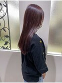 #ロング#ピンクブラウン#キレイ 〈代表スタイリスト筒井〉