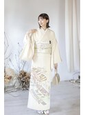 訪問着レンタル　着付け　ヘアセット