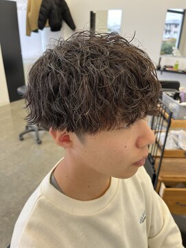 ラッドバイプティパ(rad...by petit-pas) ＊マッシュ/波巻きスパイラルパーマ/水戸/学割/眉毛/短髪/メンズ