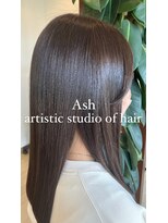 アッシュ アーティスティック スタジオ オブ ヘア(Ash artistic studio of hair) イルミナカラー×Aujuaトリートメント