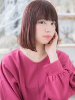 モッズヘア 越谷(mod's hair) ピンクベージュ大人ガーリー小顔前下がりボブc5越谷20代30代40代