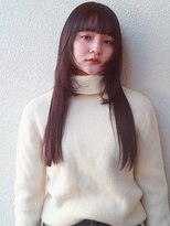 レジュアル(RESSUAL) 切りっぱなしボブエアリーロング美髪ピンクブラウン