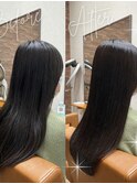 髪質改善ストレート