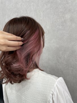 アン ブリーチ 大宮駅東口店(UN BLEACH) インナーピンクベージュカラー♪♪