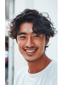 メンズパーマ#津田沼#メンズ#シェービング#眉毛#バーバー