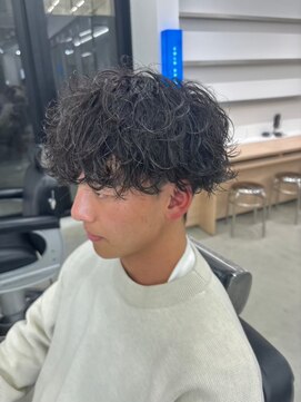 ロンド ローガン 名駅(Lond LOGAN) 波巻きスパイラルパーマメンズマッシュツイストスパイラルパーマ