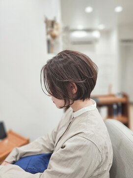 ツナグ(TSUNAGU) 質感と量感にこだわったショートボブ×透明感アッシュグレー